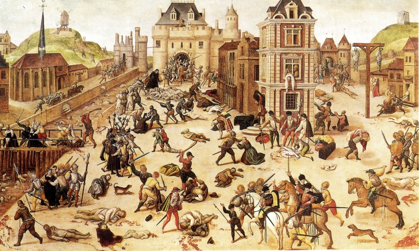 The St Bartholomew's Day Massacre was notable for its mob savagery