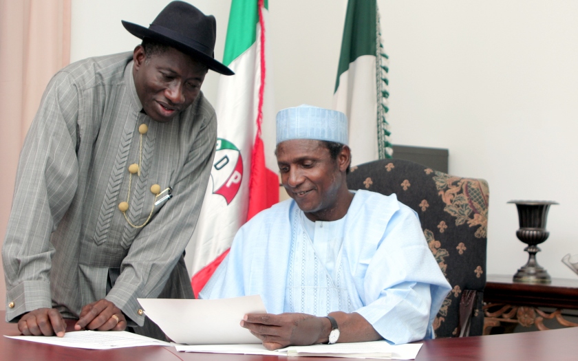 Umaru Yar'Adua and Goodluck Jonathan